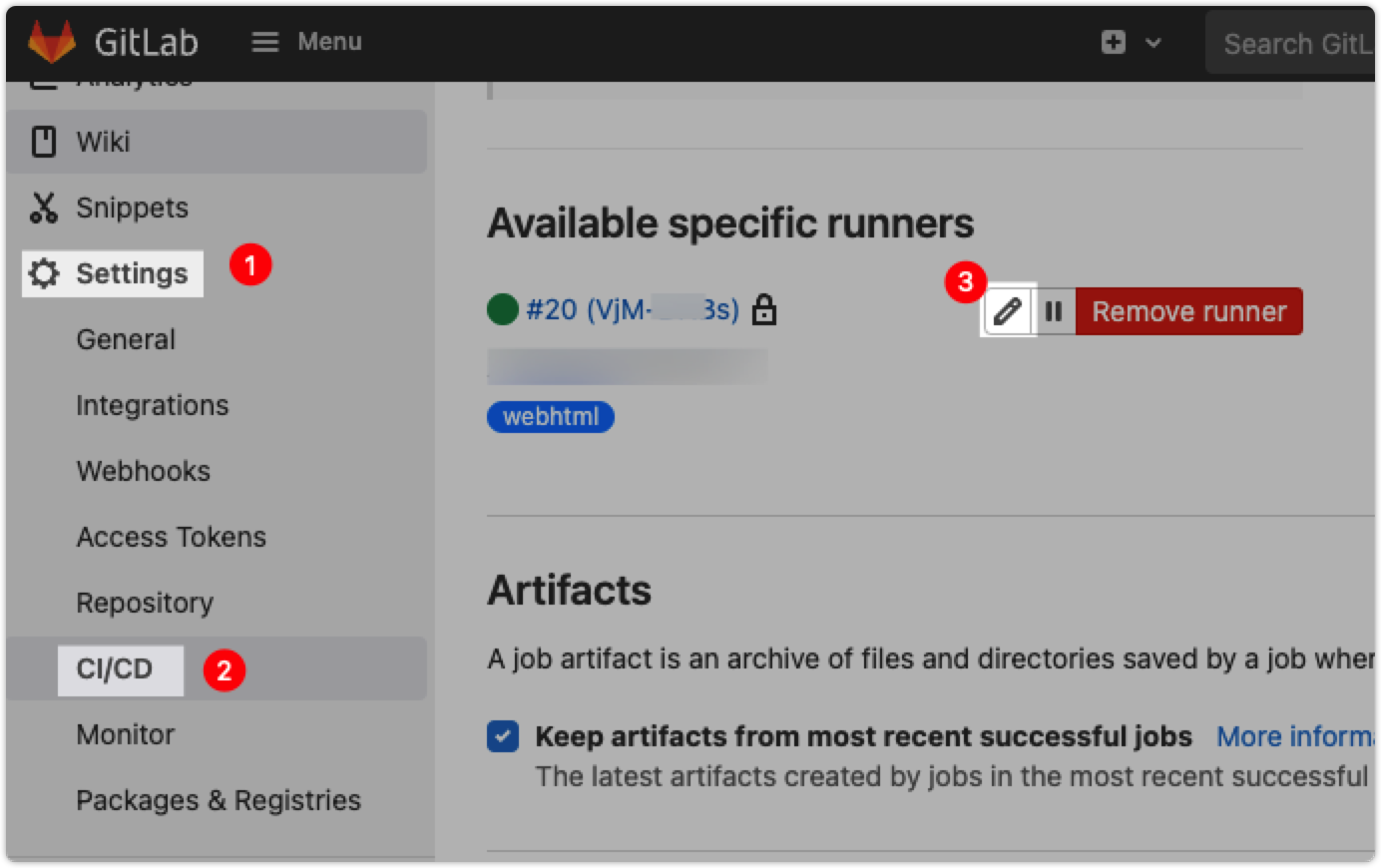 Gitlab runner